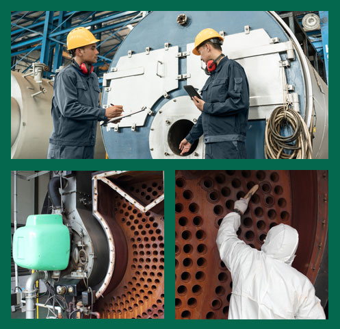 Steam boiler insurance inspection & SBG NDT steam boiler preparations